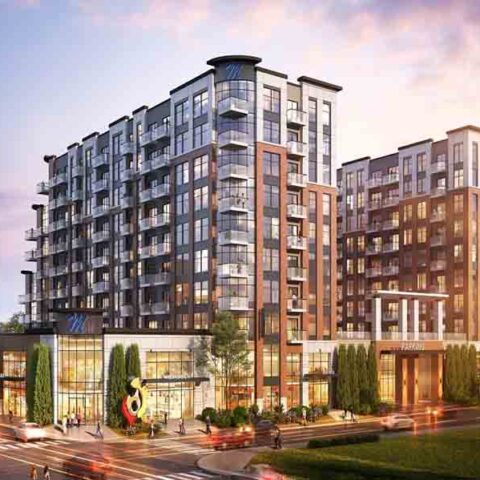 Mo hill, council unveil 10-story apartment twin towers in downtown toms river - photo licensed by shore news network.