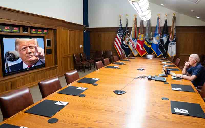 Trump calls for Joe Biden to resign in disgrace after disastrous exit from Afghanistan