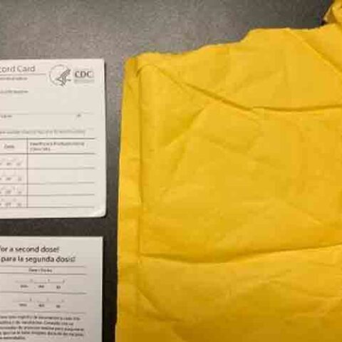 Border agents seize hundreds of counterfeit covid-19 vaccination cards - photo licensed by shore news network.