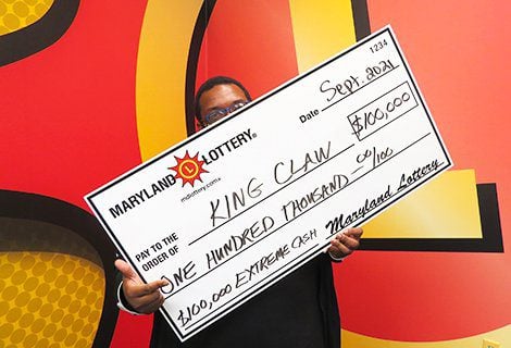 Auto Dr‘King Claw’ from Salisbury Wins $100,000 on Extreme Cash Scratch-off