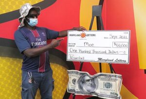 Silver spring man stunned after scoring $100,000 powerball prize
