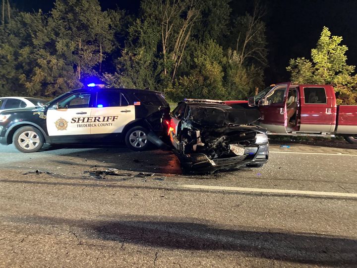Frederick County deputies injured after driver failed to obey 'move over' law