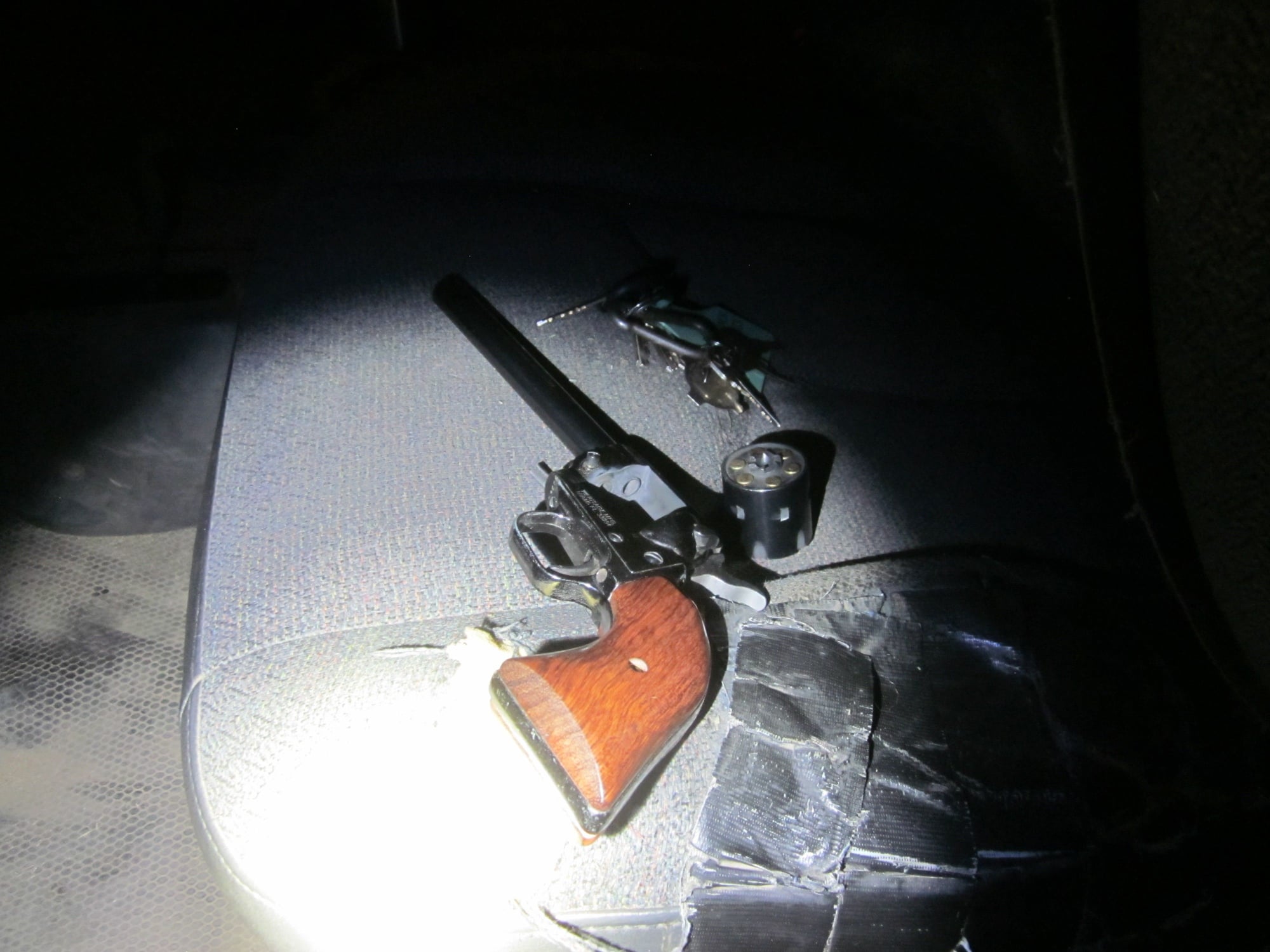 Jesse James kicked out of California Saloon then fired his revolver in the air as he rode away