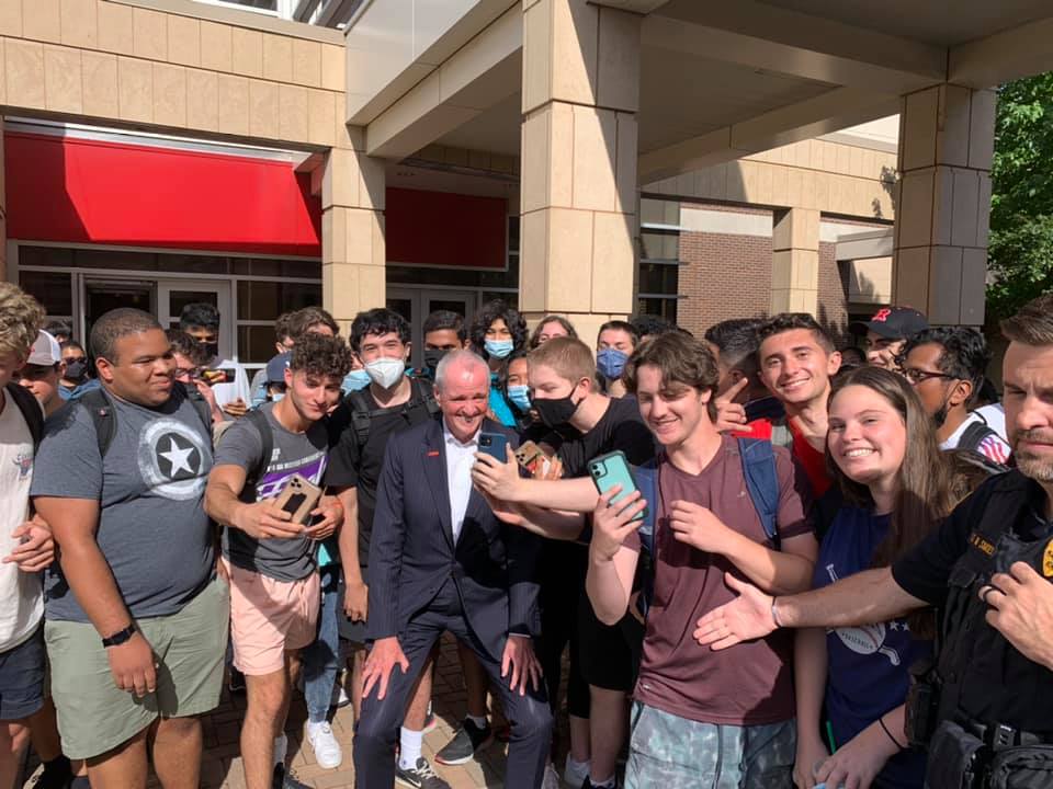 New Jersey Governor Phil Murphy takes heat for going maskless at Rutgers University