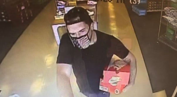 Suspect Sought in Jacksonville Shoe Carnival Larceny