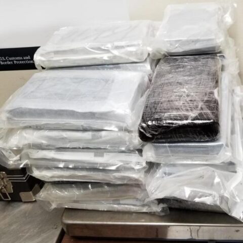 Philadelphia cbp officers discover 18 pounds of cocaine from jamaica in airplane cargo hold - photo licensed by shore news network.