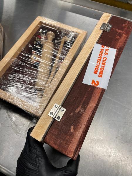 Memphis CBP Seize 2.85 Kilos of Fentanyl in Little Wooden Display Boxes