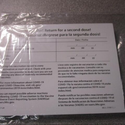 More counterfeit covid vaccination cards seized by chicago cbp - photo licensed by shore news network.
