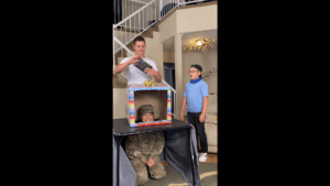 Army mom surprises son on his birthday after 1-year deployment