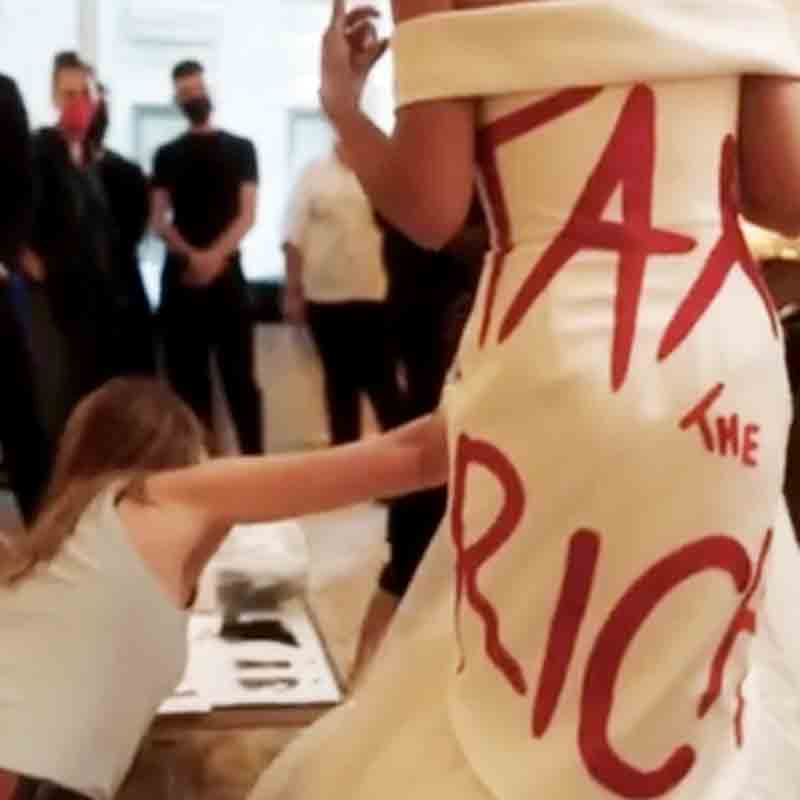 AOC's "Tax the Rich" dressmaker is a tax deadbeat according to IRS, state records