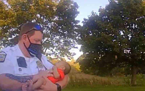Missing baby with known felon found safe