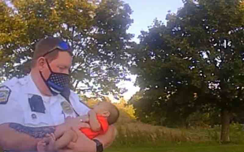 Missing baby with known felon found safe