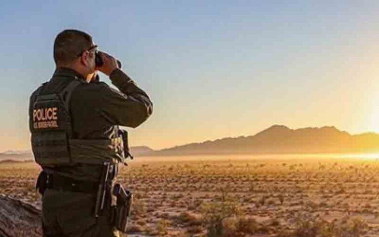 Lost female migrant rescued over the weekend near yuma - photo licensed by shore news network.