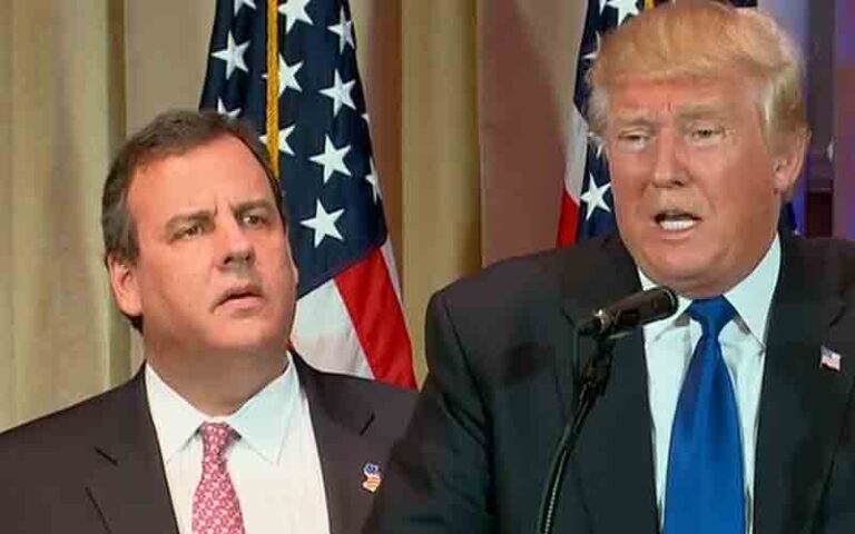 Chris christie jockeying to lead establishment gop's post-trump revival, but is it working? - photo licensed by shore news network.