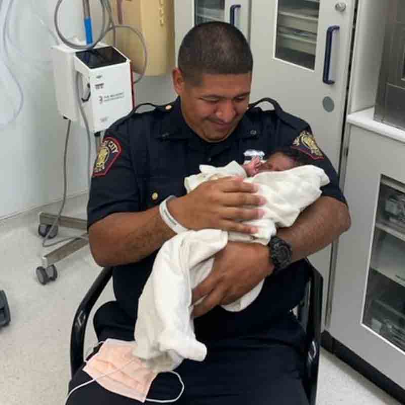 NJ cop save baby dropped off balcony, suspect charged with attempted murder