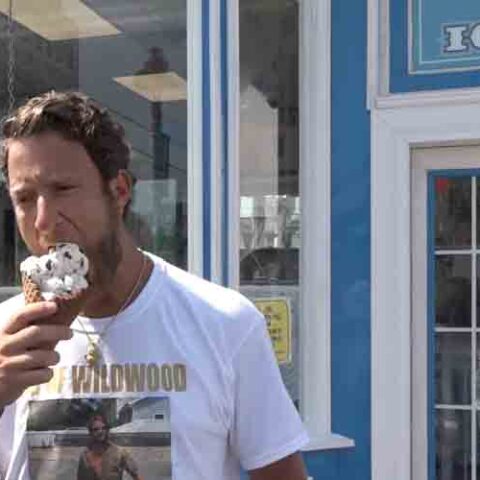 "duffer's ice cream knocked my d--k off" dave portnoy reviews jersey's shore's best ice cream parlor - photo licensed by shore news network.