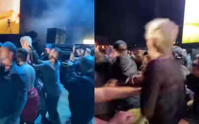Machine Gun Kelly Gets Into Fight With Concertgoer Mid-Song