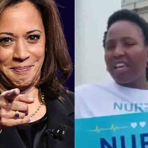 Black miami nurse threatened to kill kamala harris: she ain't really black - photo licensed by shore news network.