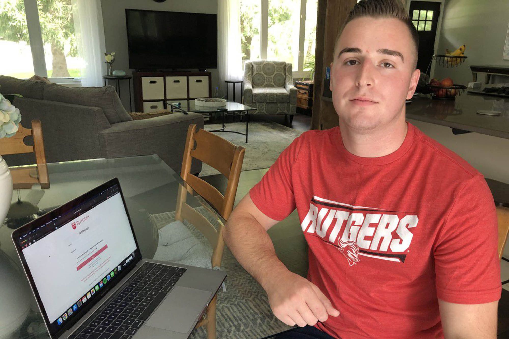 Rutgers bans unvaccinated student from attending virtual classes