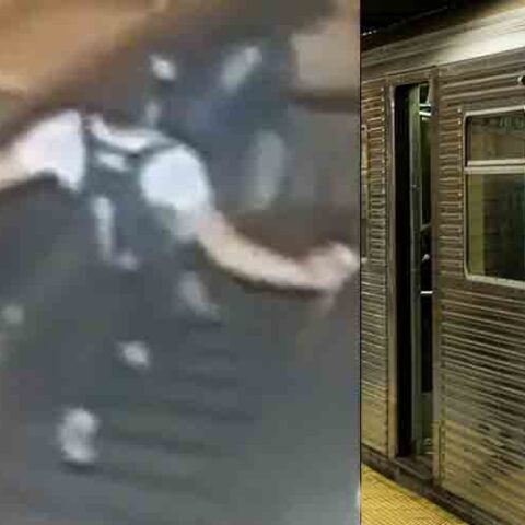 Police searching for man who randomly kicked woman down a subway escalator - photo licensed by shore news network.