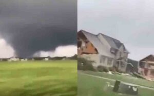 Massive tornado rips through mullica hill destroying homes in its path