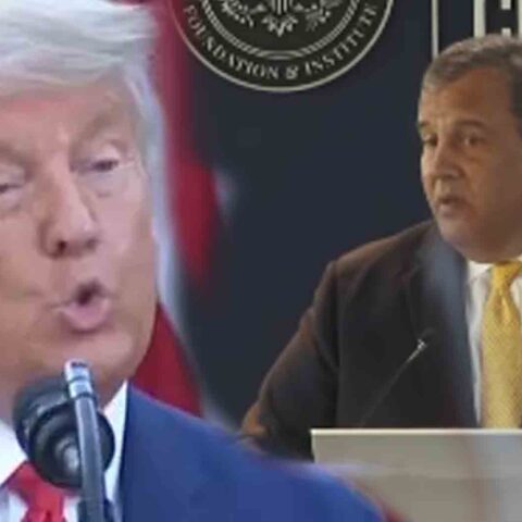 Chris christie tells trump to just shut up - photo licensed by shore news network.