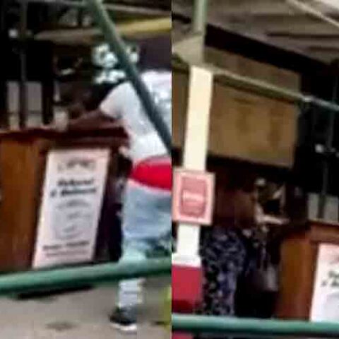 New york city hostess attacked after asking texas tourists for proof of vaccination - photo licensed by shore news network.