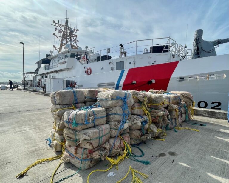 Coast guard intercepts $51 million cocaine shipment in the caribbean - photo licensed by shore news network.