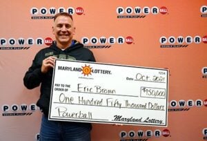 California, maryland man wins $150,000 powerball prize