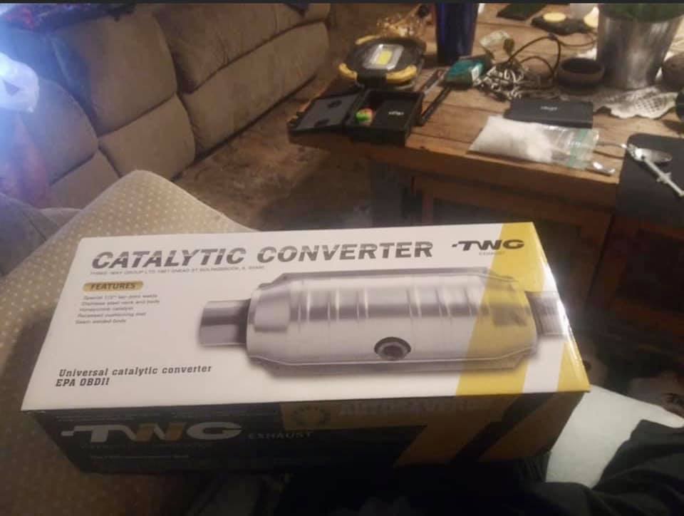 Methhead forgot to hide his stash in Facebook ad selling a catalytic converter