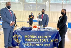 Morris county prosecutor’s office members attend seton hall university career fair