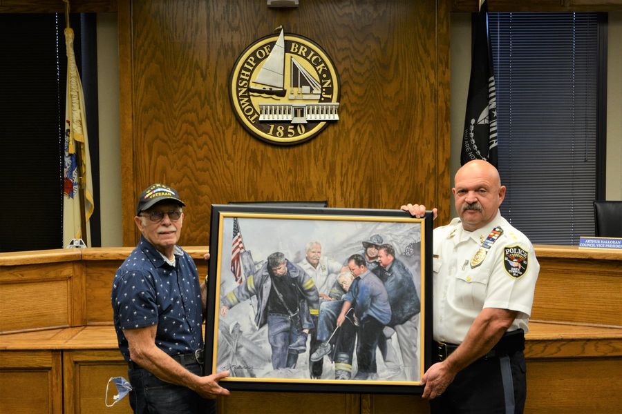 Brick artist paints masterpiece of 9-11 victim Father Michael Judge
