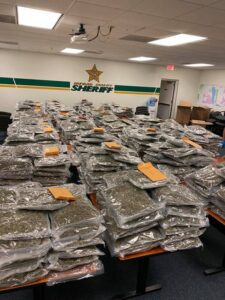 Sheriff's looking for the owner of 770 pounds of marijuana left in a storage unit