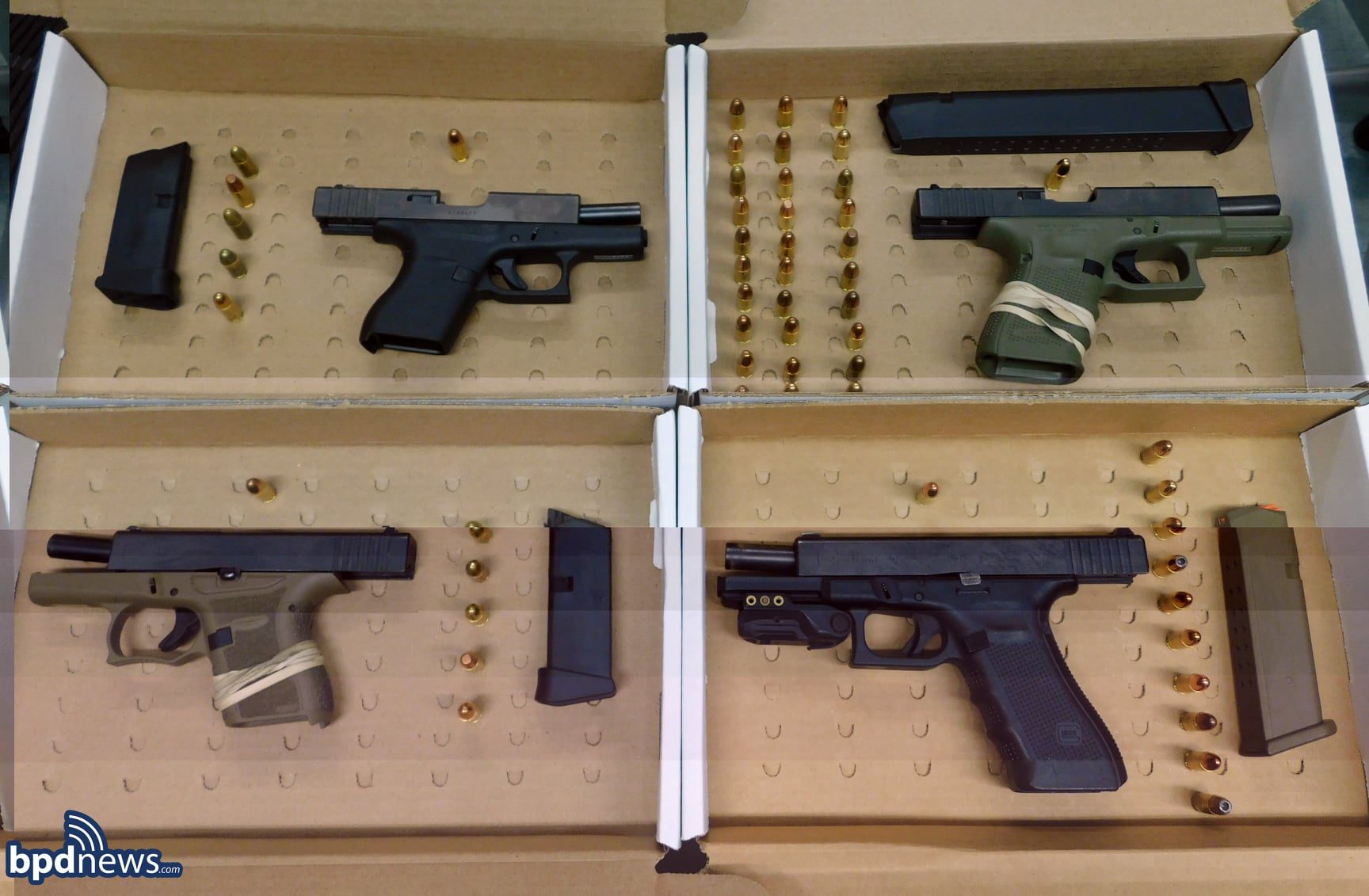 Traffic Stop in South Boston results in Officers Recovering Four Loaded Firearms