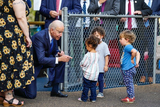 Biden: I like kids better than people, as President heckled, taunted with "F-ck Joe Biden" in Connecticut