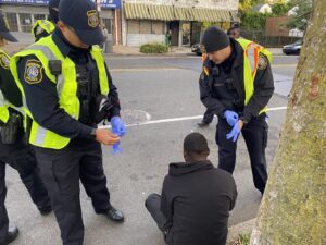 His face and hands were covered in blood, newark police share tale as violence rips city