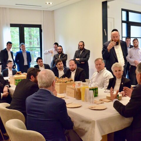 Jack ciattarelli vows to fight against anti-semitism in visit to ocean county - photo licensed by shore news network.