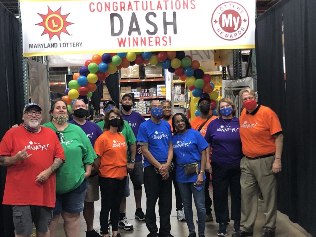 Six Maryland Lottery winners Cleaned Up at Warehouse Dash in Chicago