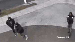 D. C. Police hunt for suspects that left a man and a woman shot
