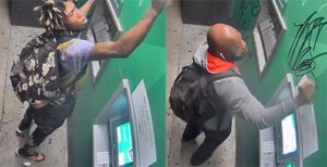 Suspects wanted for vandalism at philadelphia bank