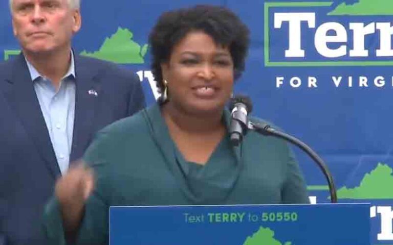 Misinformation: stacey abrams says she comes from a state where she's not entitled to be governor - photo licensed by shore news network.