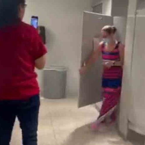 Leftist protesters stalk, extort u. S. Senator in university bathroom over $3. 5 trillion reconciliation stance - photo licensed by shore news network.