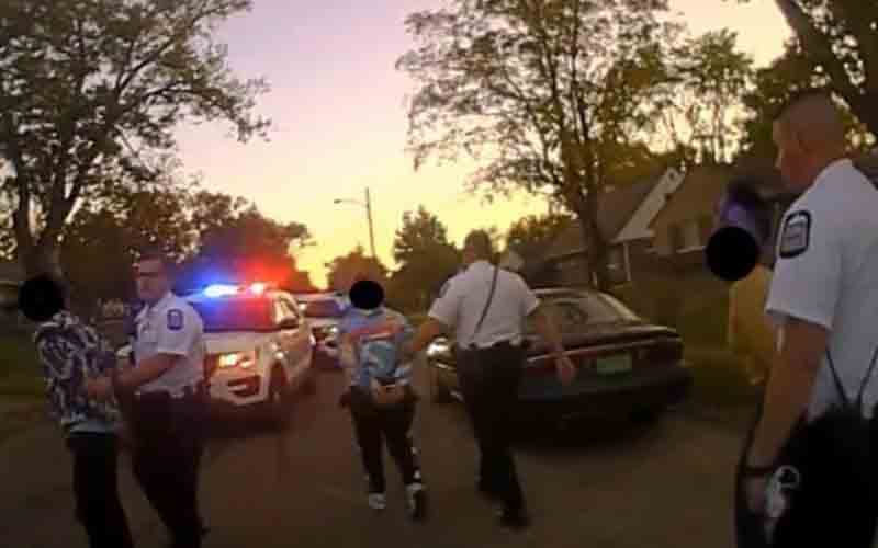 Five teens arrested after caught joyriding in stolen Jeep