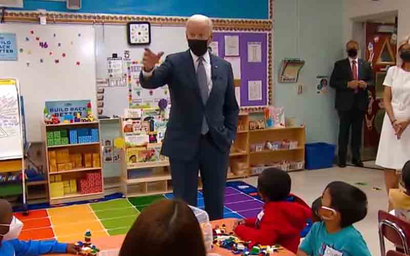 Joe Biden confesses to Jersey children that he avoids answering to the press