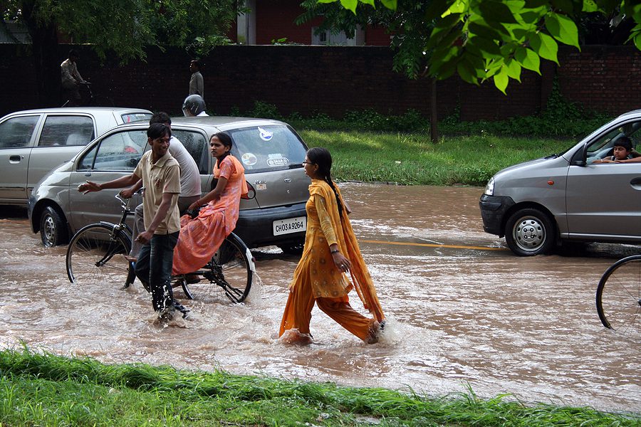 Watch A House Completely Disappear Into River As Torrential Rain In India Triggers Mass Flooding, Landslides