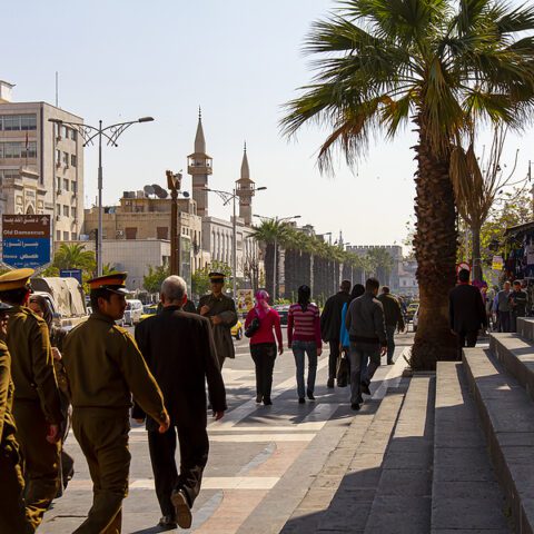 Two bombs explode in syria’s capital, killing 14 just after country reopens for tourism - photo licensed by shore news network.