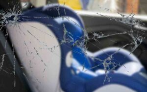 Car seat saves 3-month-old baby who was struck after gunman shot up mom's car
