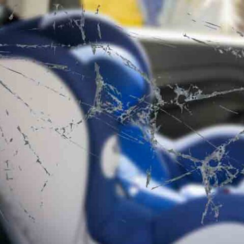 Car seat saves 3-month-old baby who was struck after gunman shot up mom's car - photo licensed by shore news network.