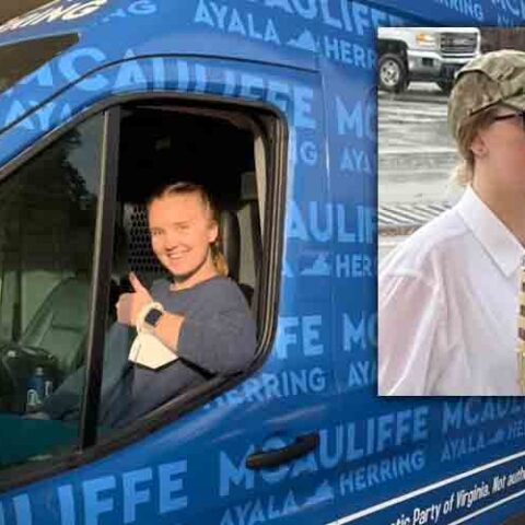 Former cory booker congressional staffer accused of masquerading white supremacist at youngkin virginia rally - photo licensed by shore news network.