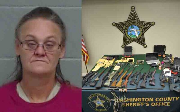 Illegal gun dealing granny, apparently, a local crime kingpin, arrested